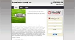 Desktop Screenshot of essexcountyseptic.com