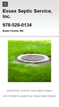 Mobile Screenshot of essexcountyseptic.com